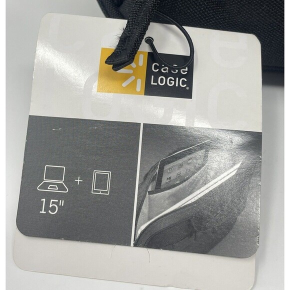 Case Logic 3201433 Diamond Laptop & Tablet Black Bag (15.6”) Strap NWT MSRP $39 - Picture 9 of 10